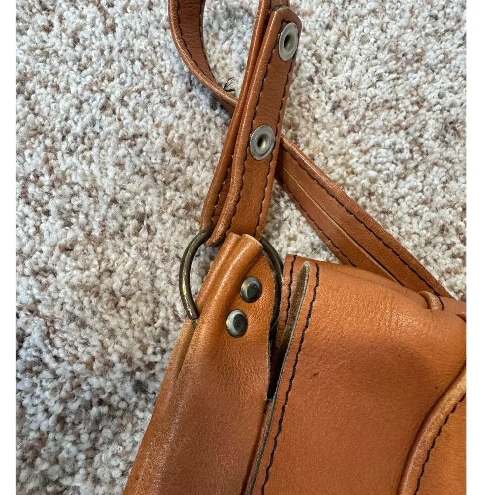 Genuine Leather Vintage Brown Slouchy Satchel, Soft & supple Leather crossbody